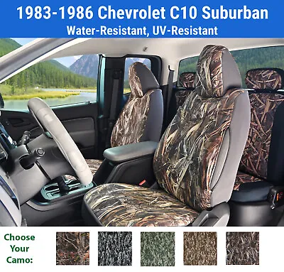 Camo Seat Covers For 1983-1986 Chevrolet C10 Suburban • $205