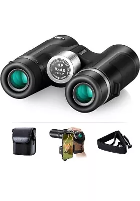 8X42 Wide Angle Binoculars Professional BAK4 Prism Waterproof Phone Adaption  • $64.88