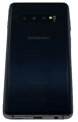 Samsung Galaxy S10 SM-G973U 128GB  Unlocked Black Android Smartphone Fair • $112