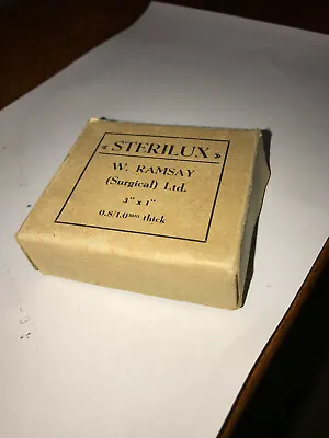 Vintage Box Of  Sterilux  W Ramsay Microscope Slides  • $17.44