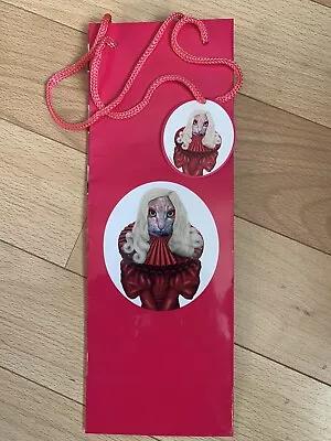 Lady Gaga Cat Wine Bottle Gift Bag Pink Celebrating Pussy Poker Face Lets Rock • £5.50