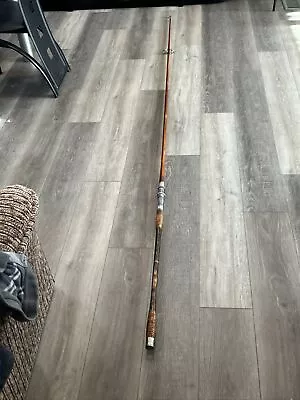 Antique Bamboo Surf Casting Rod From 30's - 40's.  9’   2 Pieces. • $45