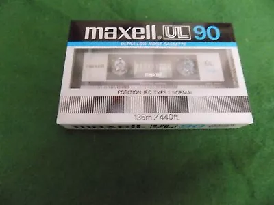 CASSETTE: MAXELL UL 90 New And Sealed • £7.99