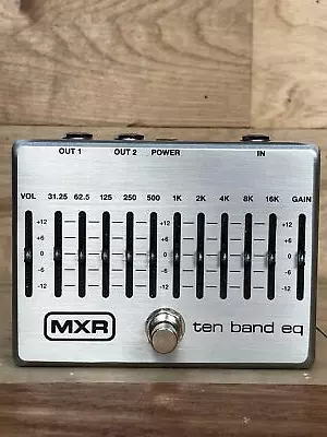 MXR M108S 10-Band EQ Pedal Silver • $149.99