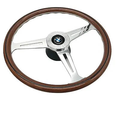 BMW 700 1959-1965 Luisi Montecarlo Vintage Wood Steering Wheel 390mm • $339.95