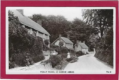 Folly Road Long Street Cerne Abbas Nr Dorchester RP Pc 1927 Lewis AV851 • £26.50