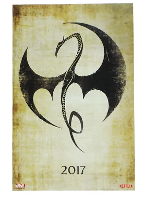 Iron Fist SDCC Comic Con Exclusive Promo Poster 2017 Marvel Season 2 Netflix • $19.95