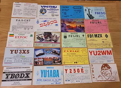 (100) Card Lot International Mix QSL SQL Postcards Ham Radio • $29.95