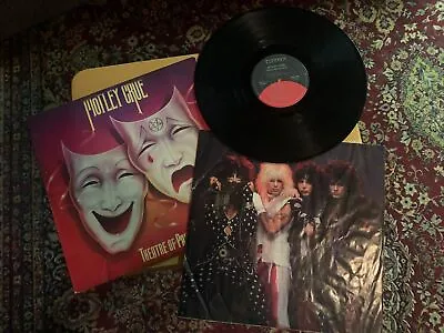 Motley Crue Theatre Of Pain Vinyl LP Elektra 1985 -EI 60418 With Inner Sleeve VG • $24.49