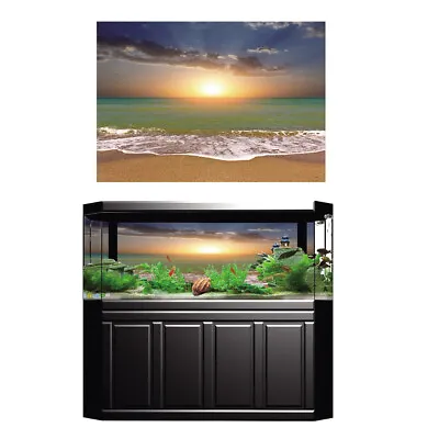 $14.26 • Buy 3D Aquarium Background Poster Fish Tank Wall Decoration Sticker