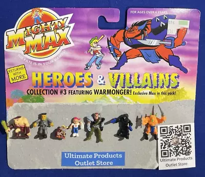 Mighty Max Heroes & Villains Collection #3 Bluebird Toys Action Figure 1994 • $47.76