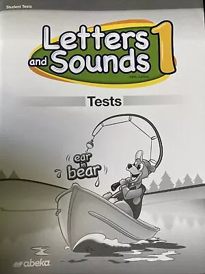 Abeka Letters And Sounds 1 Student Test  Key  Fifth Edition (2015) • $11.89