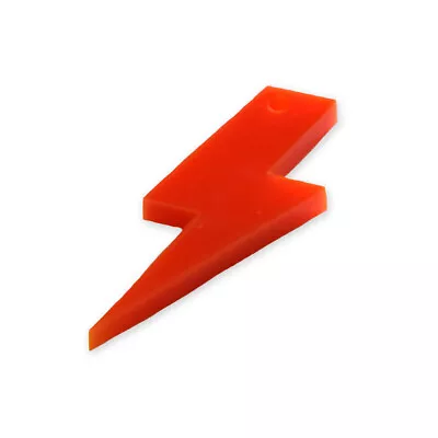 Lightning Bolt Charm In Laser Cut Acrylic Custom Colour And Size • £0.99