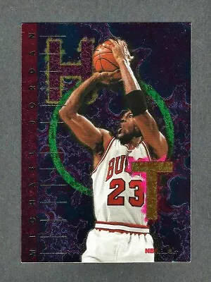 1995-96 Hoops Hot List #1 Michael Jordan Chicago Bulls • $50