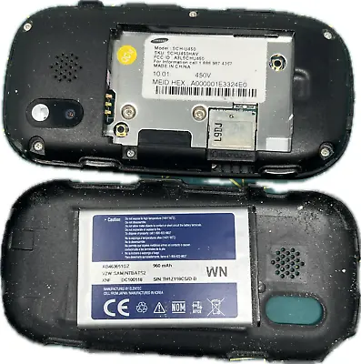 Samsung Intensity Verizon BLACK Cell Phone 1.3 MP Slider SCH-U450 1xRTT Grade C • $7