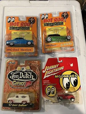 Hot Rod Underground- Blue 1950 Shoe Box Hi Boy Mooneyes 32 Ford Von Dutch Lot • $60