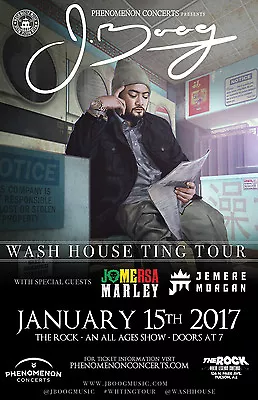 J-BOOG/JO MERSA MARLEY  WASH HOUSE TING TOUR  2017 TUCSON CONCERT POSTER-R&BRap • $19.15