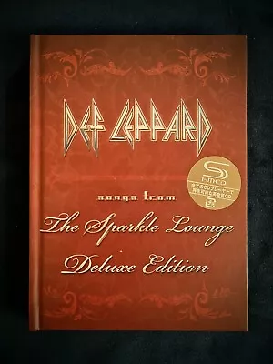 DEF LEPPARD Songs From The Sparkle Lounge CD/DVD Japan Deluxe Edition Digibook • $35