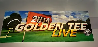 $15 • Buy Golden Tee Live 2014 Video Arcade Game Translite Marquee, Atlanta (#305)