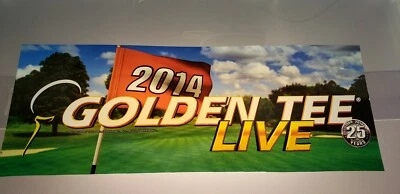$15 • Buy Golden Tee Live 2014 Video Arcade Game Translite Marquee, Atlanta (#305)