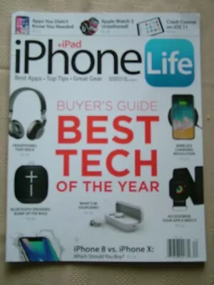 Iphone + Ipad Life / Winter 2017 / Best Tech Of The Year • £6.49