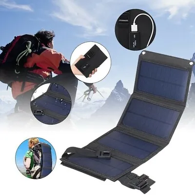 £17.99 • Buy 100W 12V Portable Foldable Solar Panel Kit For Car/Caravan/Power Station/Camping