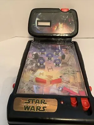Star Wars 2009 The Force Awakens Tabletop Pinball Machine With Lights & Sound  • $17.70
