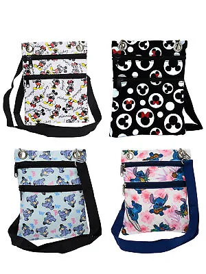 Disney Passport Crossbody Bag Purse Mickey | Minnie | Stitch | Eeyore • $17.99