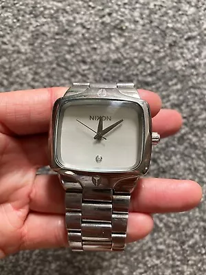 £79 • Buy Nixon Player Silver Watch With Diamond.