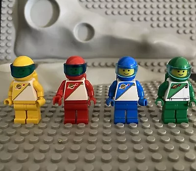 Vintage Lego Futuron Minifigures Blue Red Green Yellow Lot Of 4 Minifigs • $110