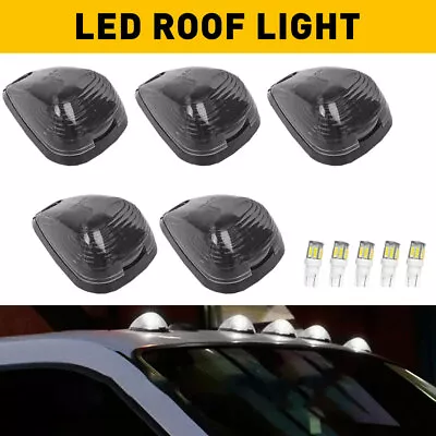 Smoke Cab Marker Roof Lights White Kit For Ford F250 F150 99-16 F350 F450 LED • $20.99