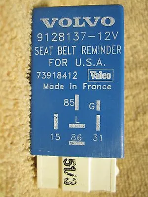 SHIPS SAME DAY! Volvo 9128137 Seat Belt Reminder Relay   850 C70 S40 S70 V40 V70 • $24.99