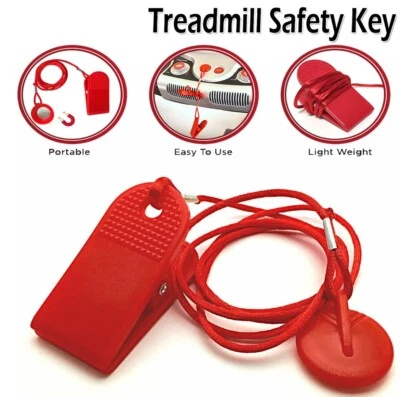 £2.39 • Buy Universal Running Machine Safety Key Treadmill Magnetic Security Switch Lock Gym