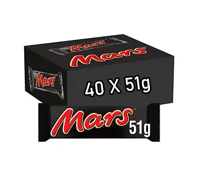 Mars Chocolate Pack Of 40 (Full Box Of 40) Fathers Day Gift Wedding Gift • £29.99