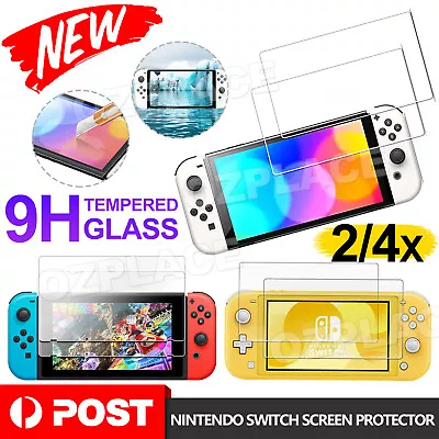 Upto 4PCS Tempered Glass Screen Protector Film Guard For Nintendo Switch Console • $4.45