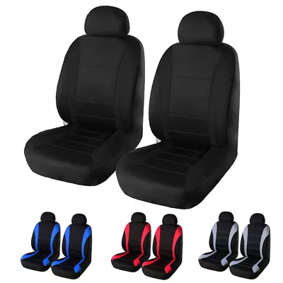 Polyester Universal Car Front Bucket Seat Covers Set For Driver&Passenger Seat • $14.98