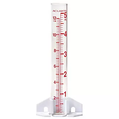 Glass Rain Gauge AcuRite 5  Capacity • $5.88