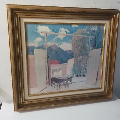 Victor Higgins MY GATEWAY Reproduction Art Print Framed Vintage Taos NM SW • $224.99