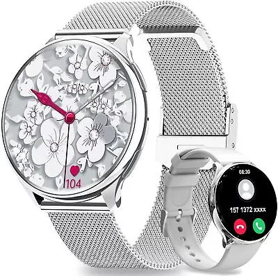 Women's Smartwatch With Phone Function1.32  AMOLED Time Always In Displ • £82.35