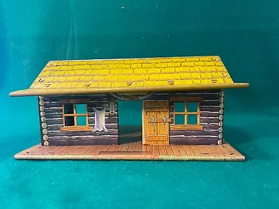 VINTAGE Marx Toys Bar-M-Ranch - Tin Cabin Toy Ranch House 1950s • $12.95