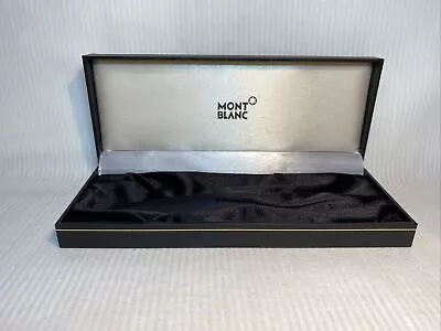 MONTBLANC 2 Slots Pen Storage Box Fountain Pen Display Black Case Organizer • $19.99