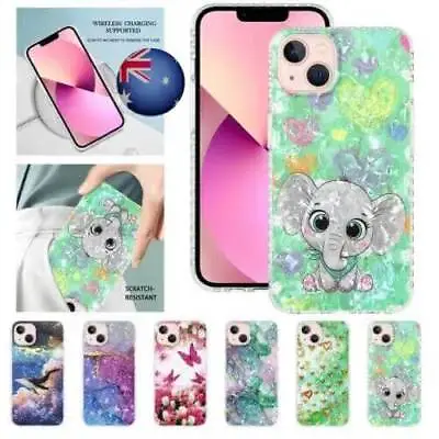 $9.99 • Buy For IPhone 14 13 12 11 Pro Max X SE3 Shockproof Case Marble Rubber Pattern Cover