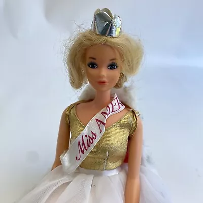 Vintage 1972 Barbie Mattel QUICK CURL Miss America Steffie Face Doll • $44.62