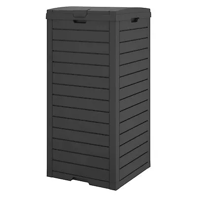 31 Gallon Outdoor Trash Can Garbage Can With Tiered Lid And Drip Tray Water... • $83.65