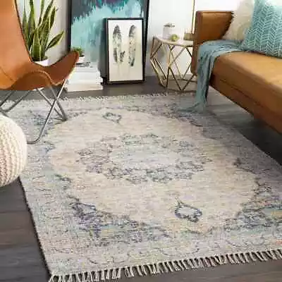 Area Rugs 5x7 Modern Living Room 8x10 Large Bedroom Carpet Ungebuurt Blue Rug • $80