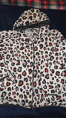 M&S Marks And Spencer Thin Raincoat Bomber Jacket BNWT Leopard Print XL 20/22 • £14.99