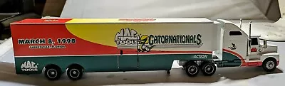 Nhra Mac Tools (march 8 1998) Gatornationals 1/64 Hauler Tractor Trailer • $19.99