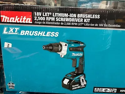 Makita 18V Lxt Lithium-Ion Brushless Cordless 2500 Rpm Screwdriver Kit XSF05T • $309