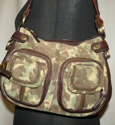 B. Makowsky Camouflage Print Leather Purse Good Used Condition • $49.99