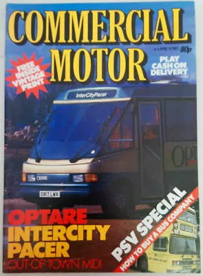 Commercial Motor Magazine - April 18 1987 - PSV Special - (inc. Vintage Print) • £3